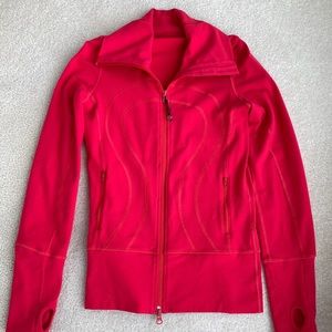 Lululemon zip up
Color: Red
Size: 4